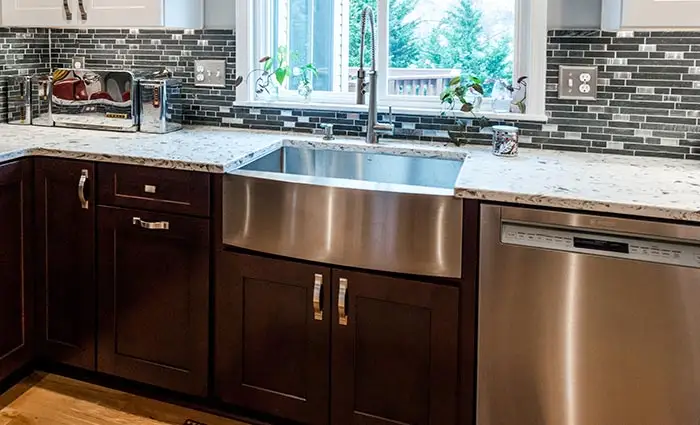 large apron sink
