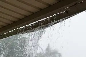 overflowing gutters