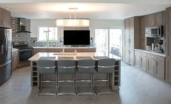 TV in kitchen