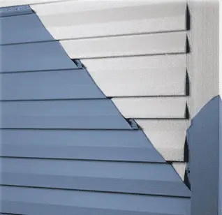 Alside with foam underlayment
