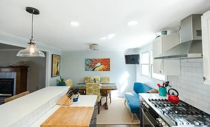 open floor plan