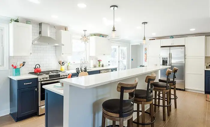 raised countertop