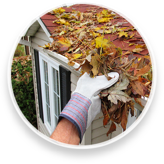 clogged gutter