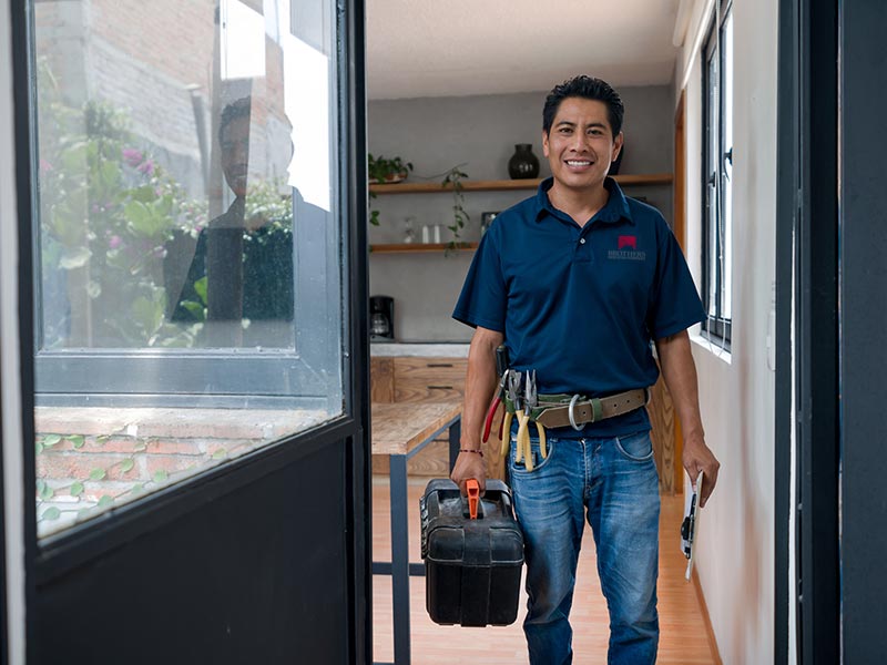 handyman at door