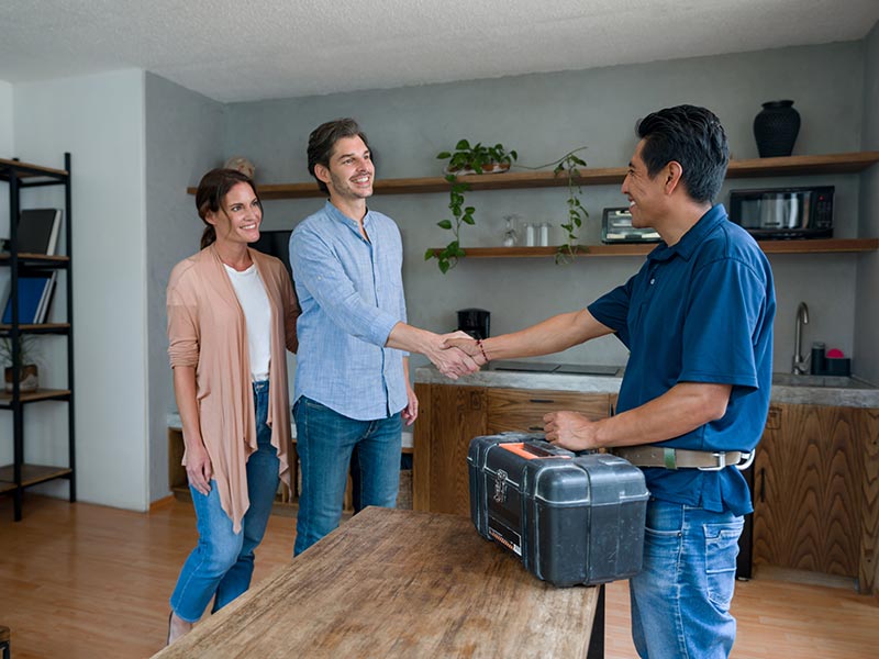 homeowners having a consultation